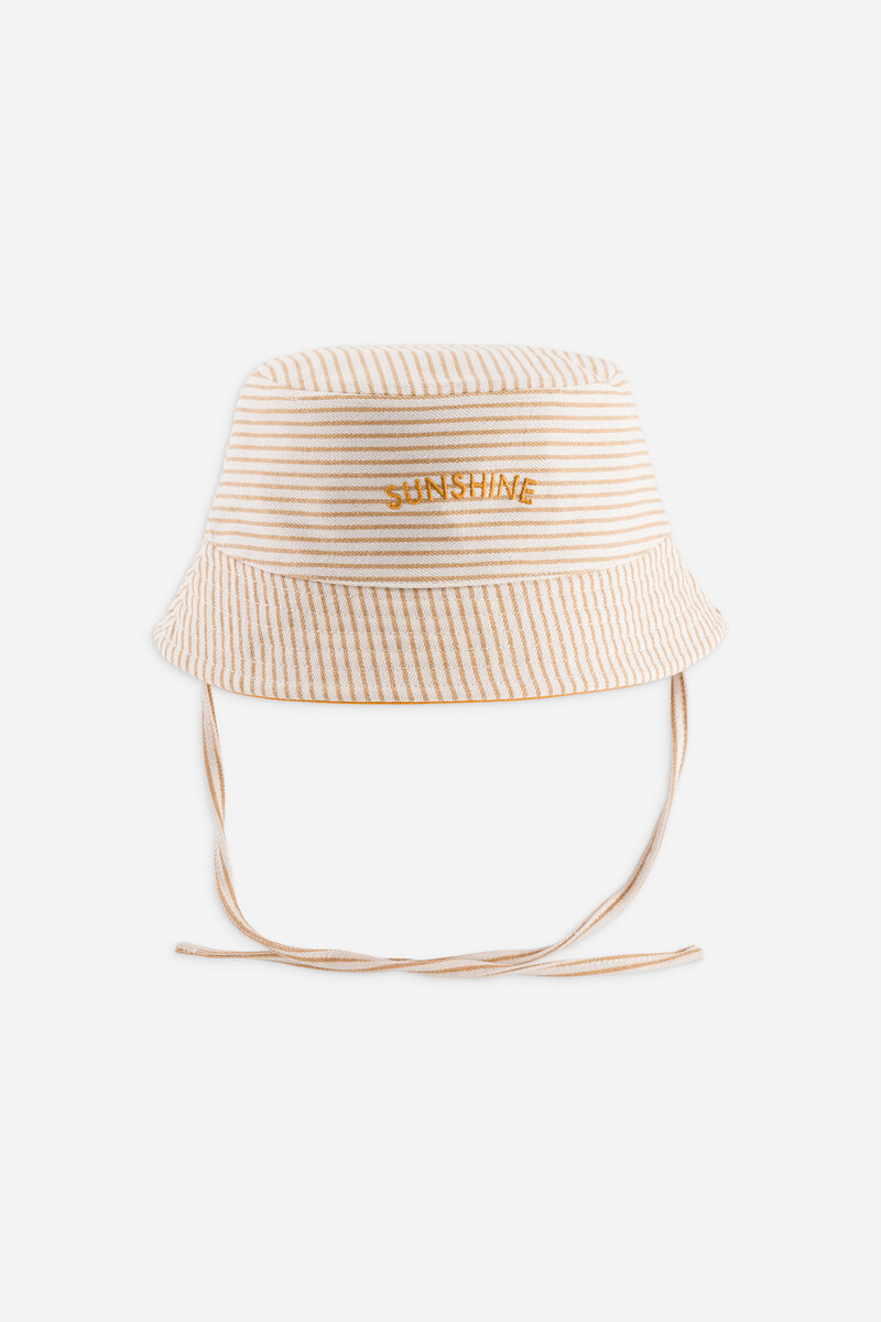 Bob Sunshine Striped Ocre enfant CHAMAYE face