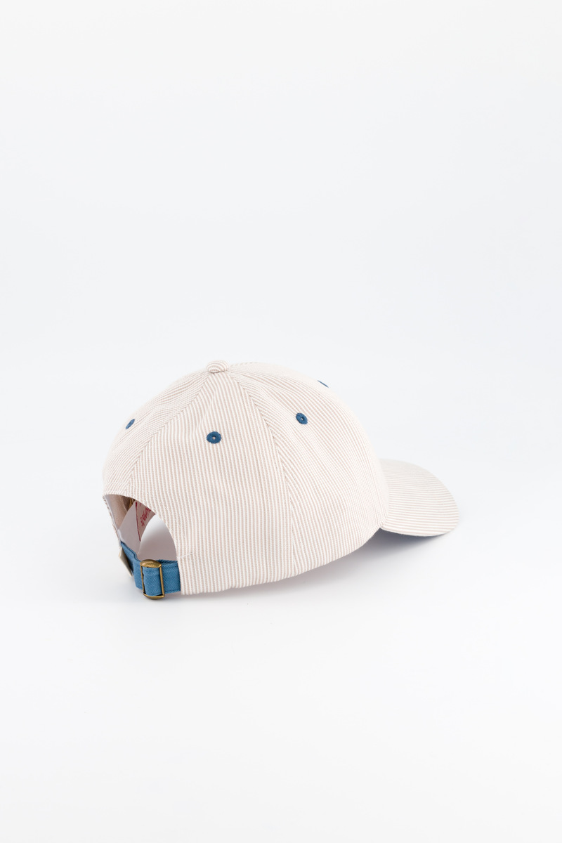 Casquette enfant Petit Amour Beige Stripes 9-24M Chamaye dos