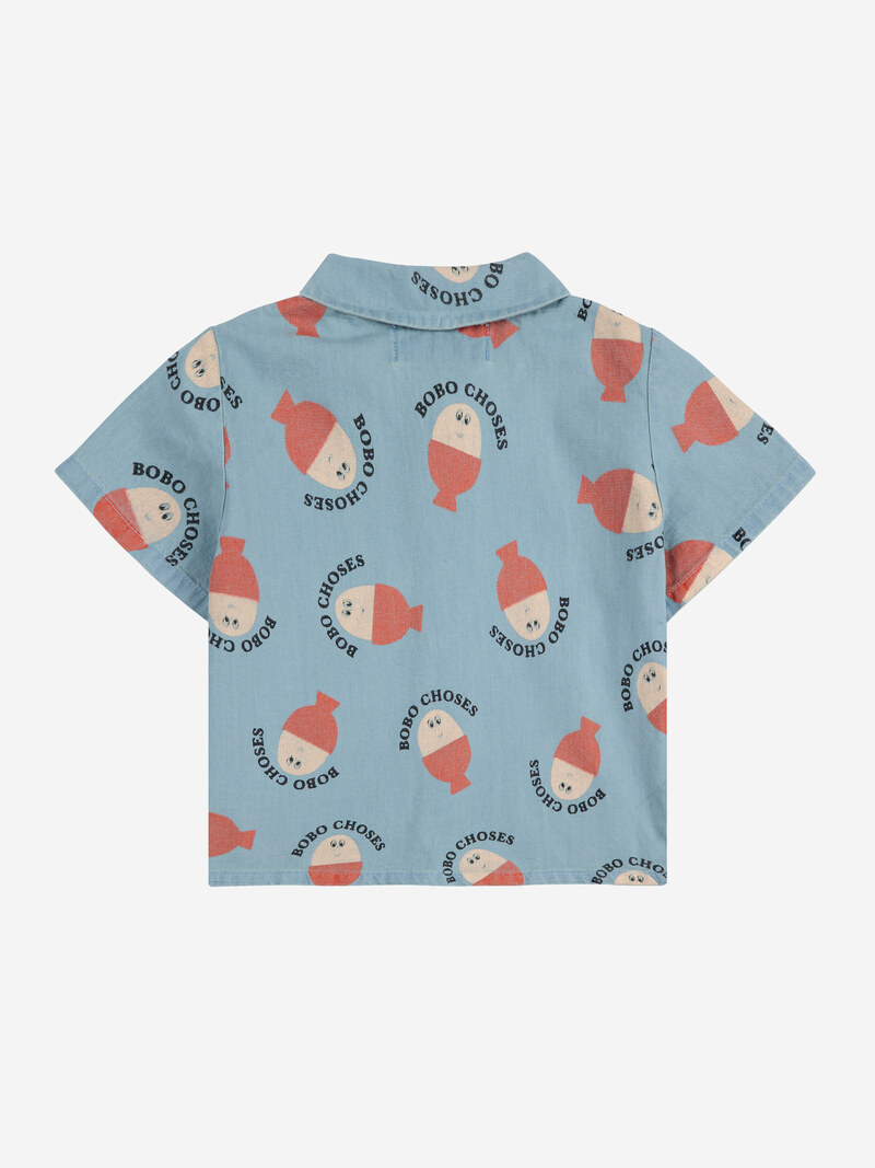 Chemise denim Morning Egg Bobo Choses dos