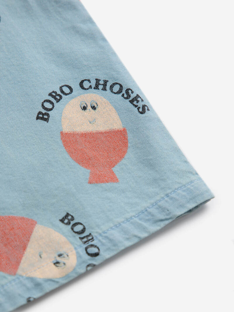 Chemise denim Morning Egg Bobo Choses manches