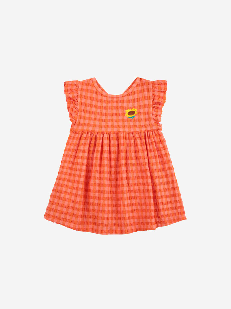 Robe Vichy gauffrée Bobo Choses face