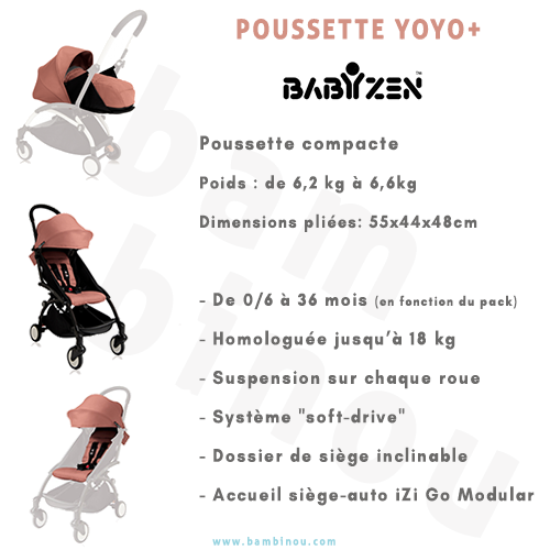 siege auto compatible avec poussette yoyo